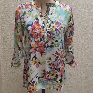 Chenault Floral Print Blouse